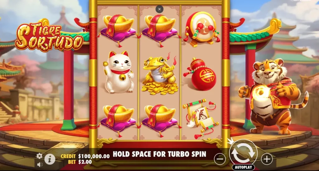tigre sortudo como jogar