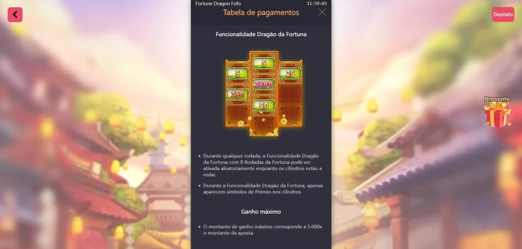 multiplicador jogo do dragão
