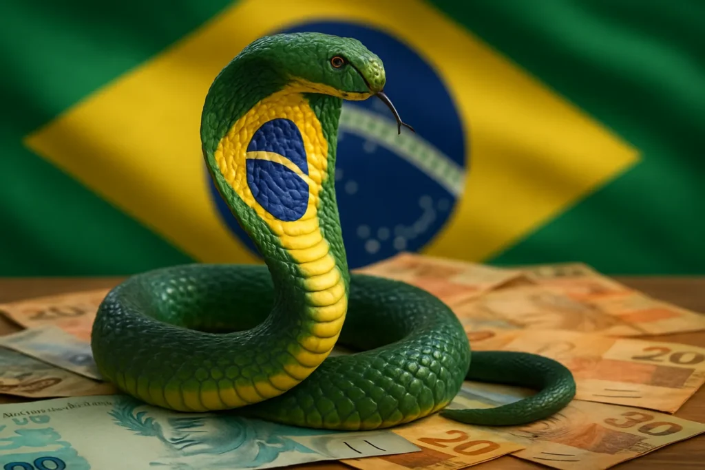 milhares da cobra no bicho