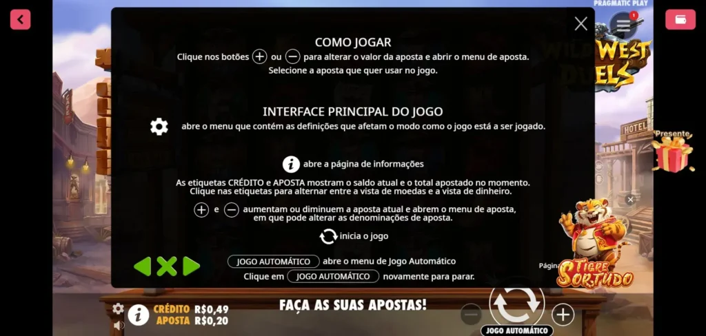 com o jogar wild west