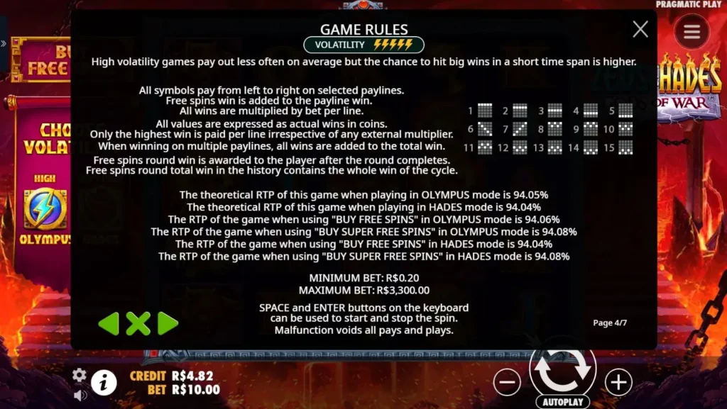 regras hades gods of war