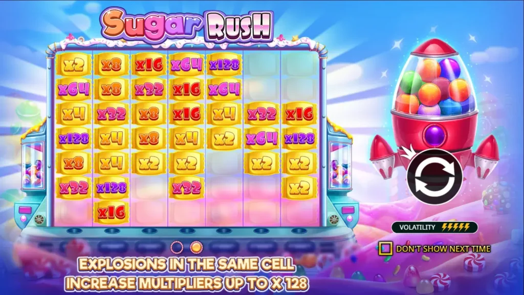 sobre sugar rush da pragmatic play