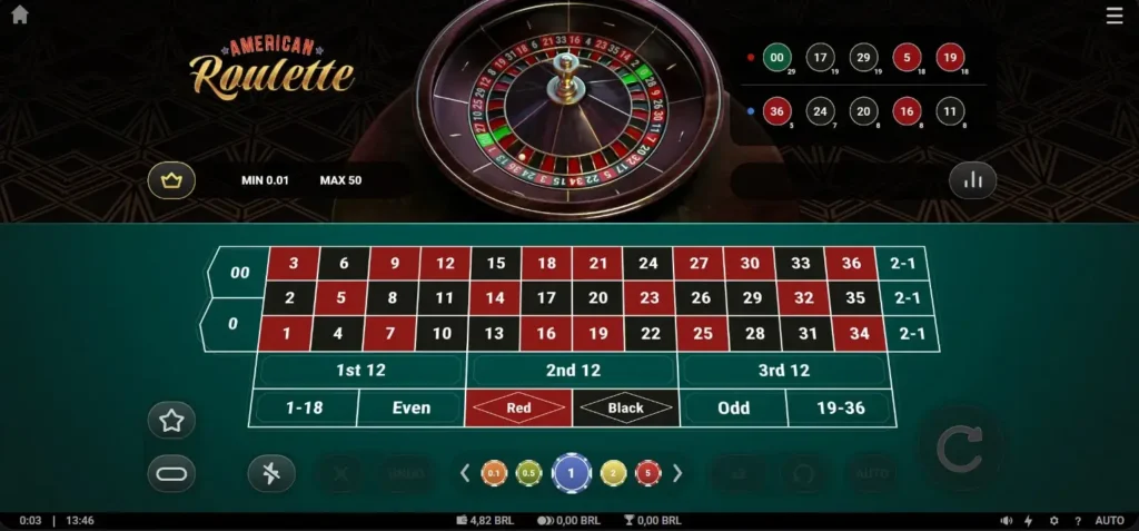 roleta americana no 777 casino