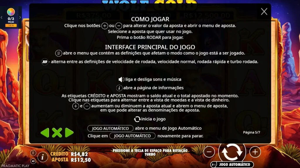 como jogar wolf gold