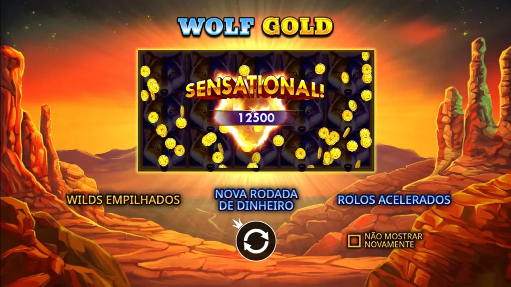 historia do jogo wolf gold
