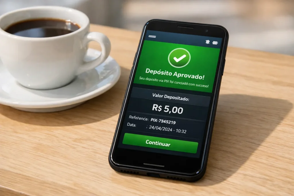 pagamentos para apostas de 5 reais