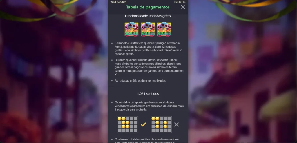 rodadas gratis do wild bandito