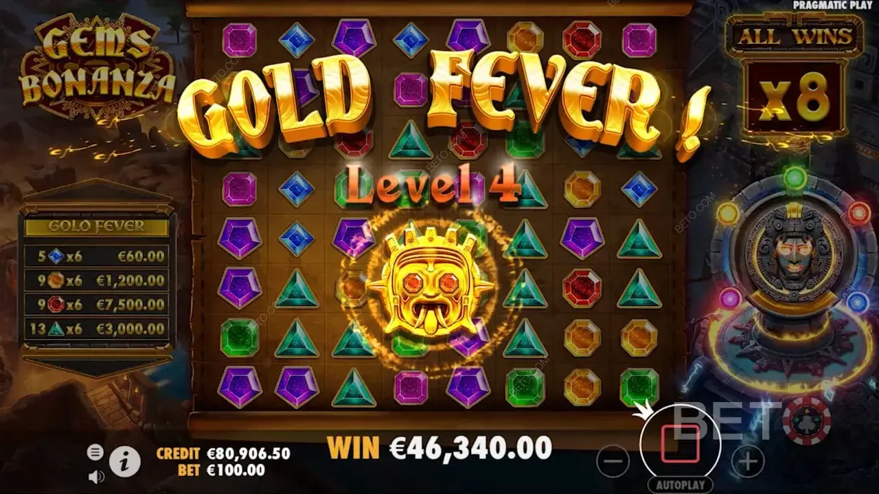 gold fever gems bonanza