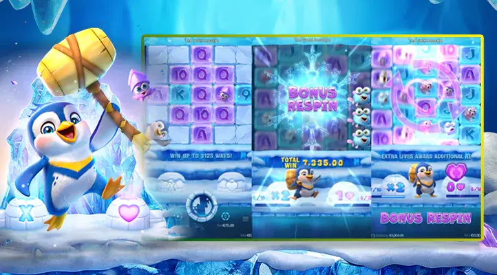 jogo do pinguim slot the great icescape bonus respin
