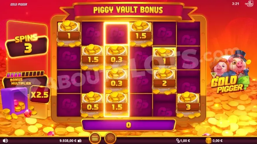 piggy gold bonus